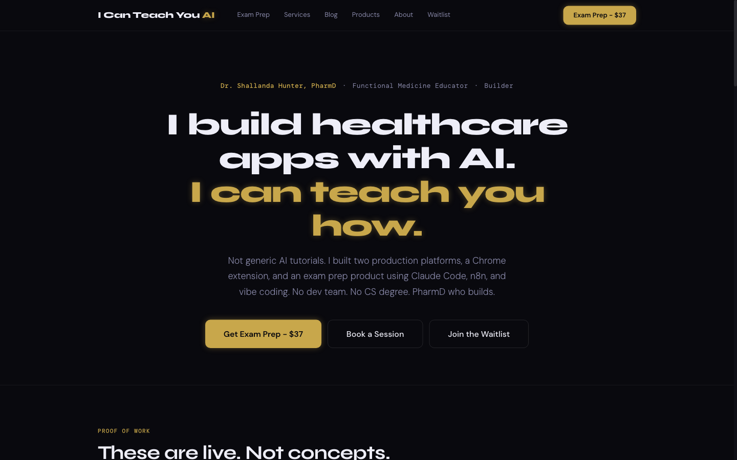 I Can Teach You AI